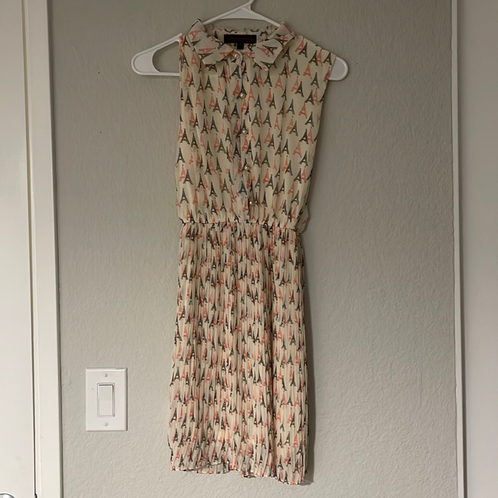 Cute Paris Faux Pearl Dress
